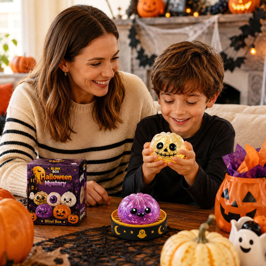 🎃 Halloween Dumpling Squeeze Squishy Toy（Non-Blind Box）